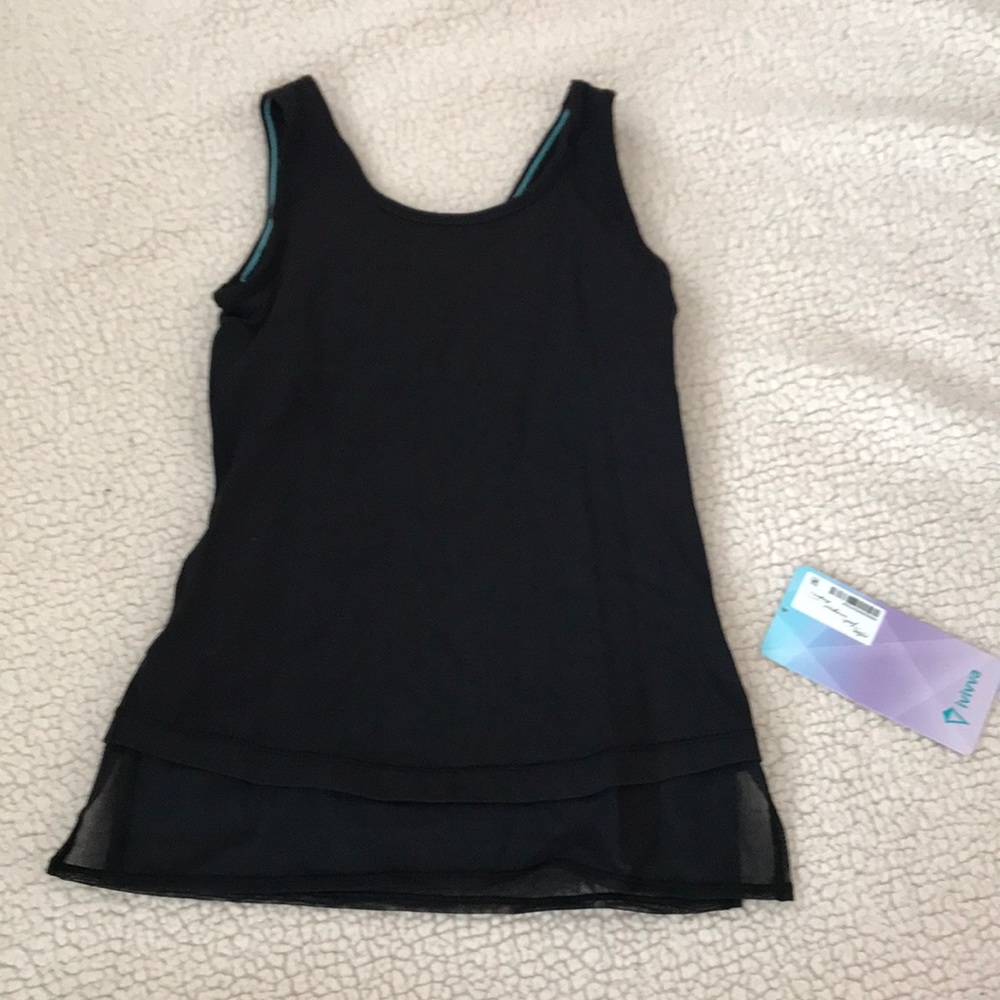 Black Lululemon Ivviva Flawless Focus Tank